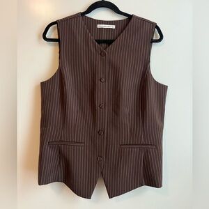 Abercrombie & Fitch High-Neck Tailored Vest